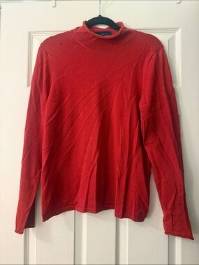 Charter Club Red Turtleneck Sweater